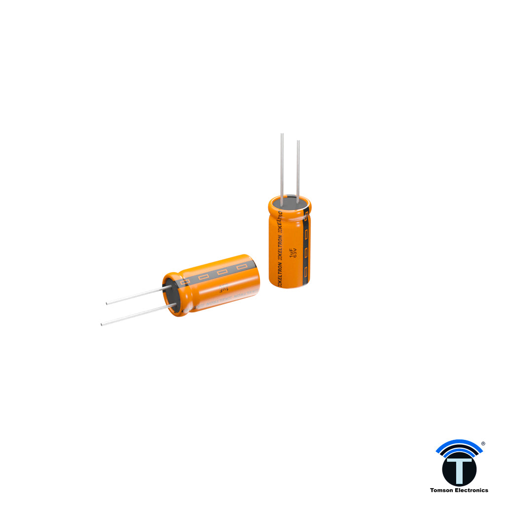 KELTRON 1 uF Radial Electrolytic Capacitor KELTRON 1 uF Radial Electrolytic Capacitor
